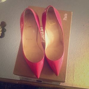 Beautiful red bottoms worn once